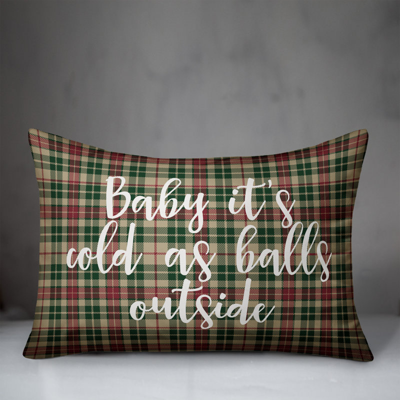 Coussin lombaire en tartan