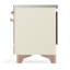 Cuisinière à induction 36 pouces avec 6 éléments à induction en blanc antique Majestic III Series (garniture en cuivre)-124828723-124828728