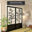 Keir 73.5" W x 83" H  Solid Wood Bamboo Tree Shoji Sliding Double Door Set-79214615