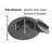 Flex Strainer Kitchen Sink Drain Strainer & Stopper Bl 2pk