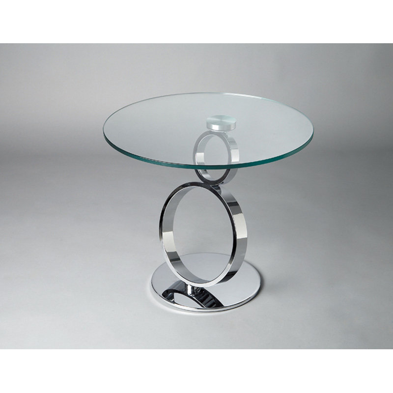 Table de bout Tobias, Chrome, Harwich