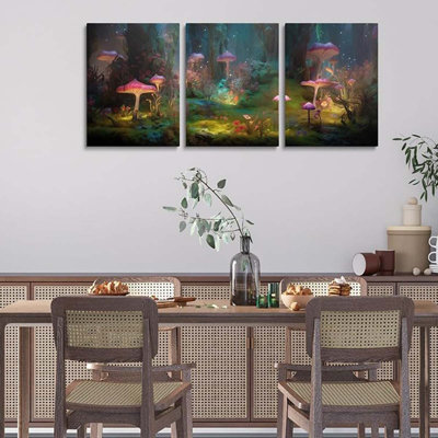 3 Piece Wrapped Canvas Print