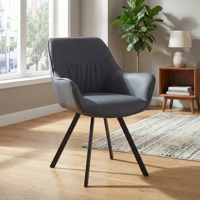 Thane Upholstered Metal Upholstered Back Armchair