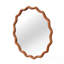 Miroir décoratif rond en bois massif 30 pouces, pour chambre à coucher, salle de bain, salon, vestibule-1435780197