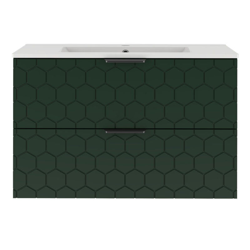81mm Single Bathroom Vanity with Ceramic Basin