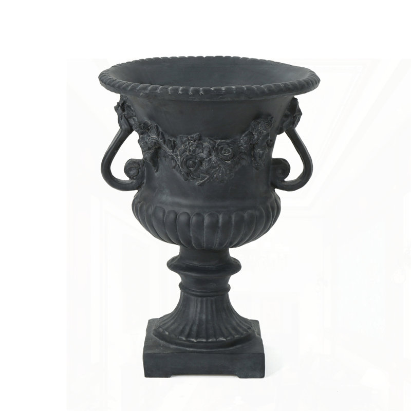 Outdoor Modern Planter, Antique Black
