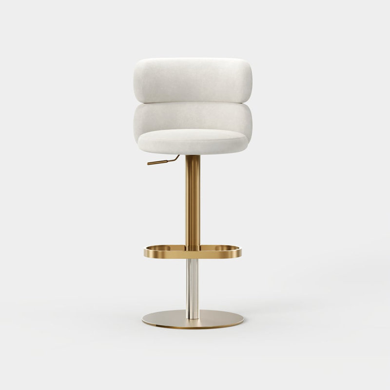 Height Adjustable Swivel Bar Stool