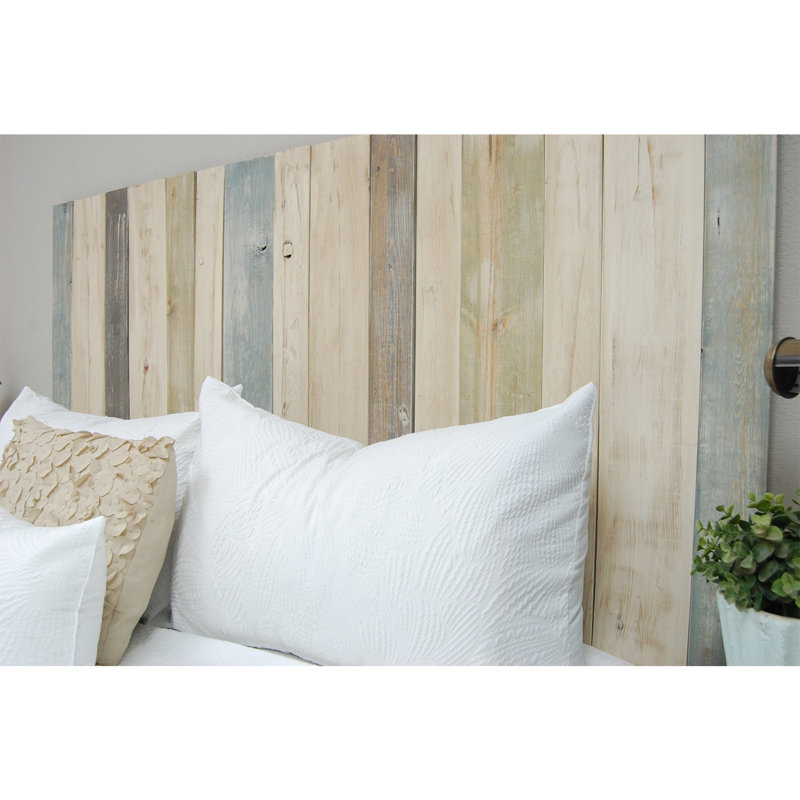 Solid Wood Panel Headboard
