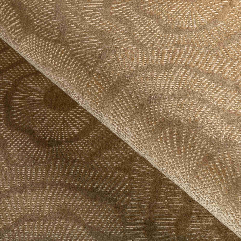 Trad Nouveau Panache Velvet Fabric, Gold