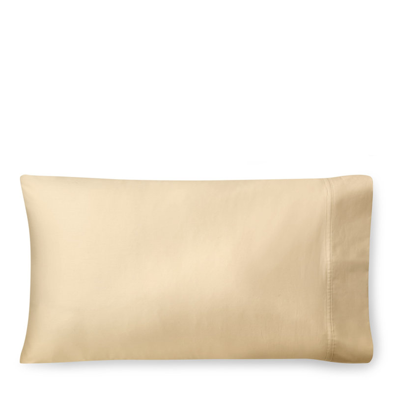 Ensemble de 2 taies d'oreiller en satin Spencer, Blanc, Standard / simple
