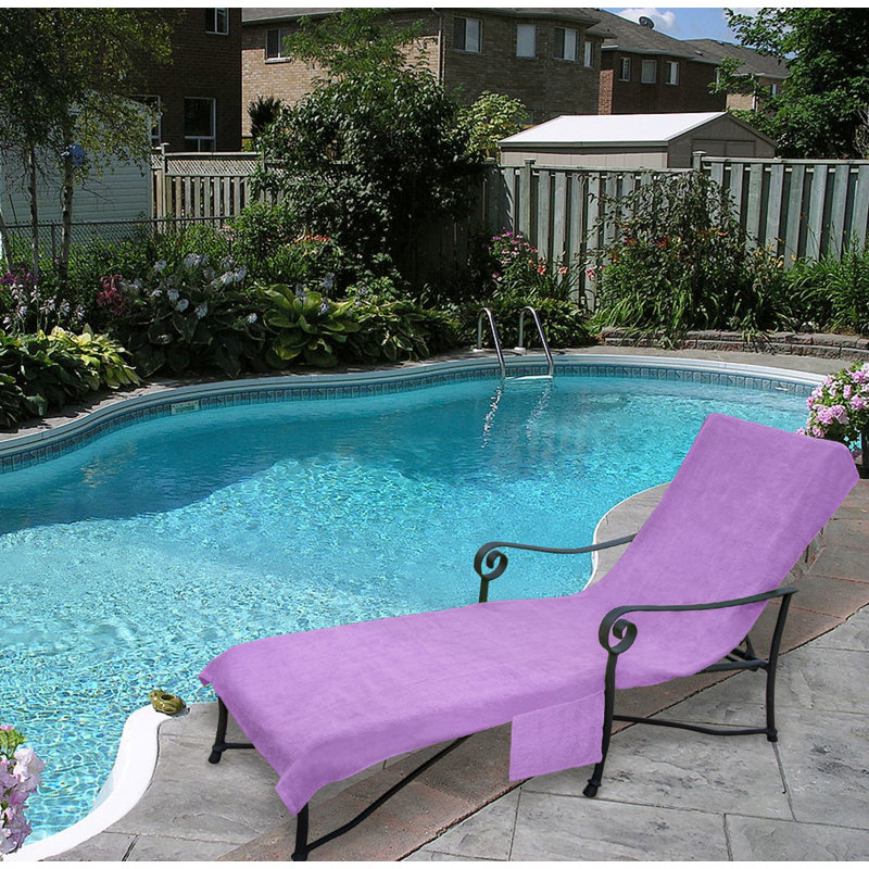 Serviette de plage, Cachemire mauve