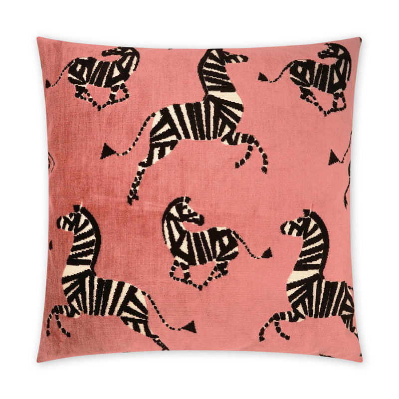 Coussin Farlowe, Rose, Carré 20 po