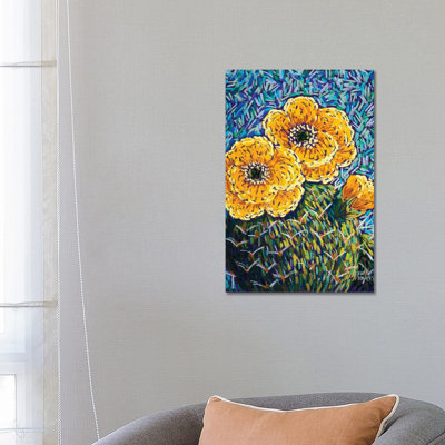 Prickly Pear by Candy Mayer - Wrapped Canvas Painting