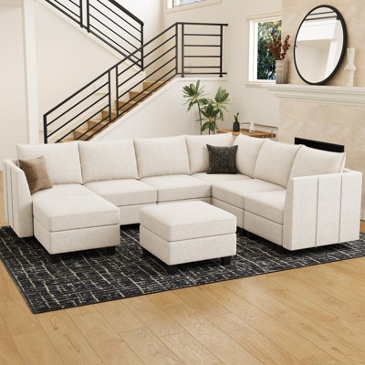 Canapé modulaire convertible avec canapé détachable Aurora