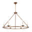 Lustre en roue de chariot 6 lumières Pickensville-900833544-909596452
