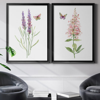 «Wildflower Botanical I», ensemble de 2 reproductions d'art