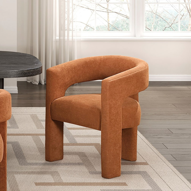 Ensemble de 2 chaises d'appoint Modern Luxury, Orange