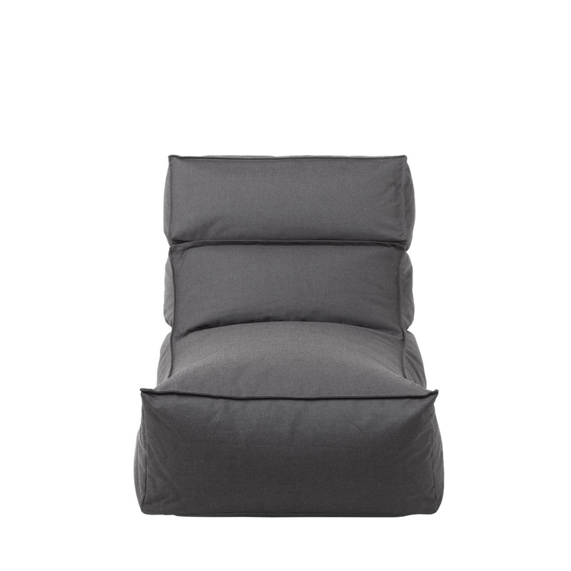 STAY Outdoor Patio Large Lounger - Made to Order, Coal