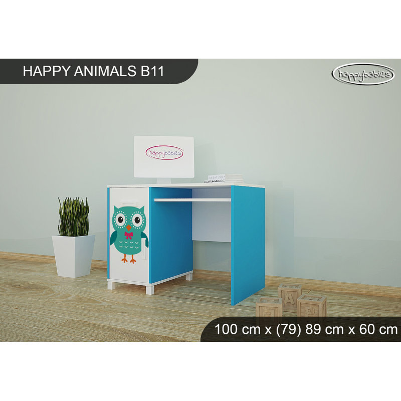 100cm Writing Desk, Blue