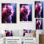 Tigre de rose éclairant sur toile-909140247-909140255