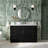 Thornaby 54'' Solid Wood Single Bathroom Vanity with 1.5'' Carrara Marble Top Sink-311596423-315095332