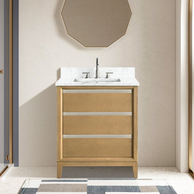 Meuble-lavabo simple 30 po avec comptoir