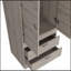 Armoire Alabama, une grande armoire, deux tiroirs