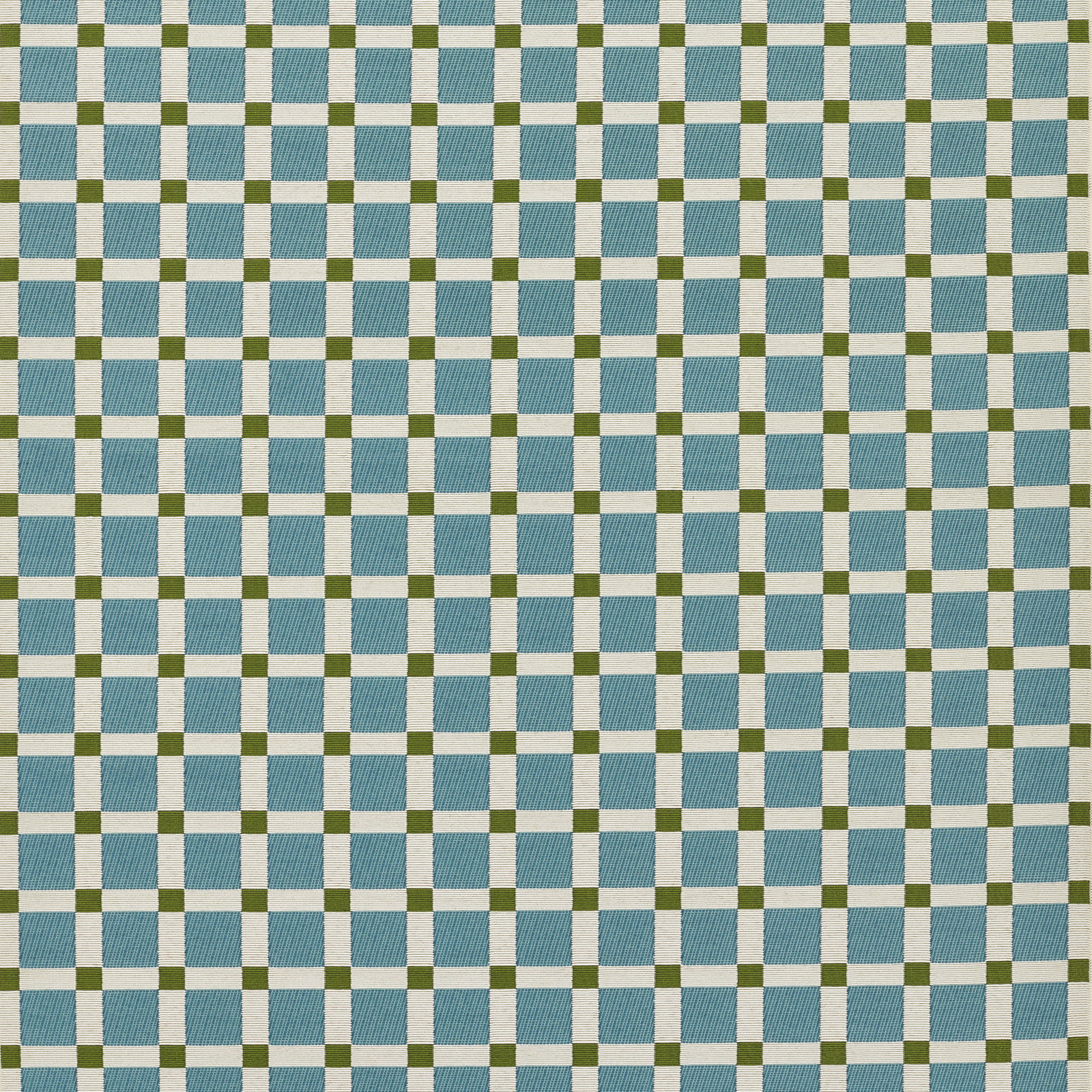 Icon Blue Geometric Outdoor Rug, Rectangle 5'3" x 7'6"
