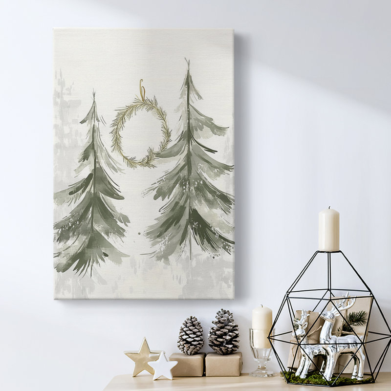 Art des Fêtes de Noël - Toile tendue avec châssis CCDLXVI, H 24 po x l 16 po