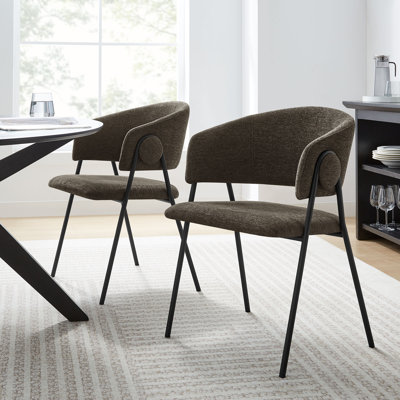 Ensemble de 2 chaises de salle à manger Nella