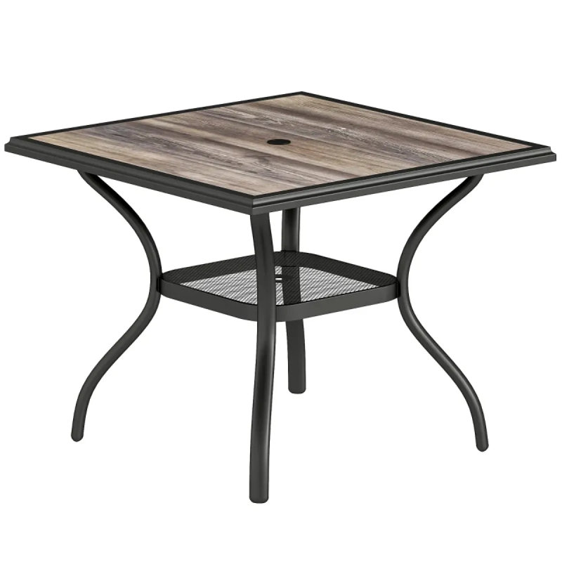 Garden Table,Square Outdoor Dining Table(Only Table)