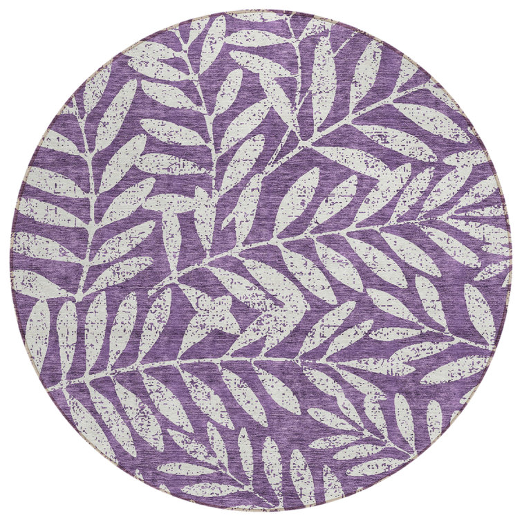 Maliana Washable Floral Indoor / Outdoor Rug