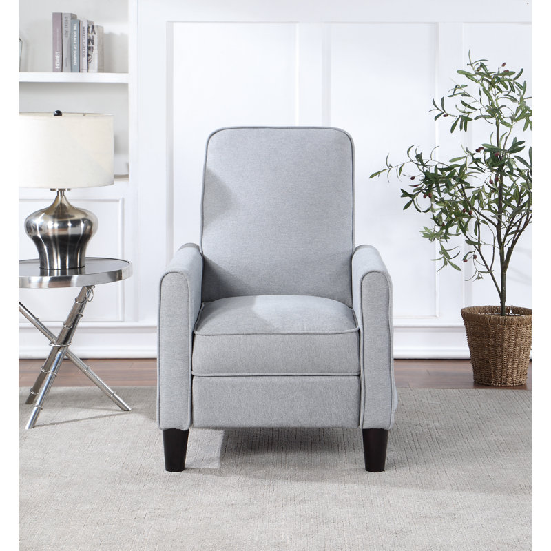 Fauteuil inclinable manuel standard Atmore, Mélange de polyester gris