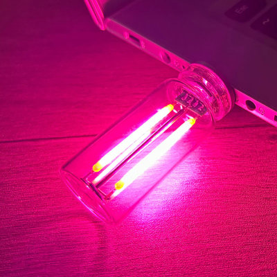 USB Touch Night Light Touchs-controlled Bedside Vehicle Lamp Ceramic LED Glass Bottle Creatives Romantic Mini