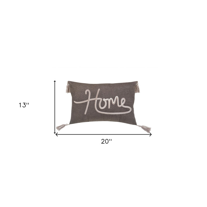 Housse de coussin rectangulaire en polyester Winship
