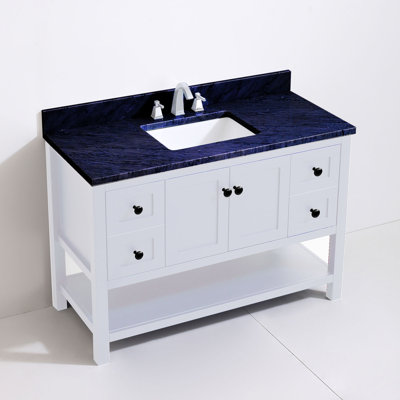 Ensemble de meuble-lavabo double 49" Mclawhorn
