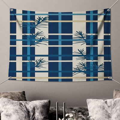 Plaid Wall Tapestry -  Pattern Wall Decor