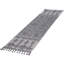 Tapis tissé 2X8 et blanc / gris