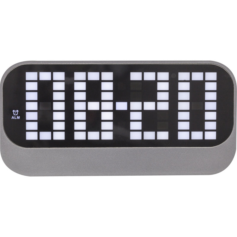 Digital Tabletop Clock with Alarm, Red
