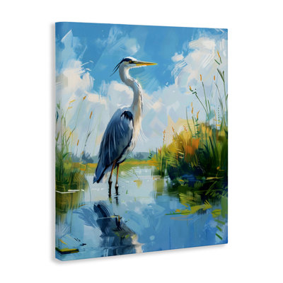 «Blue Heron in Wetlands», conception par LSR Design Studio