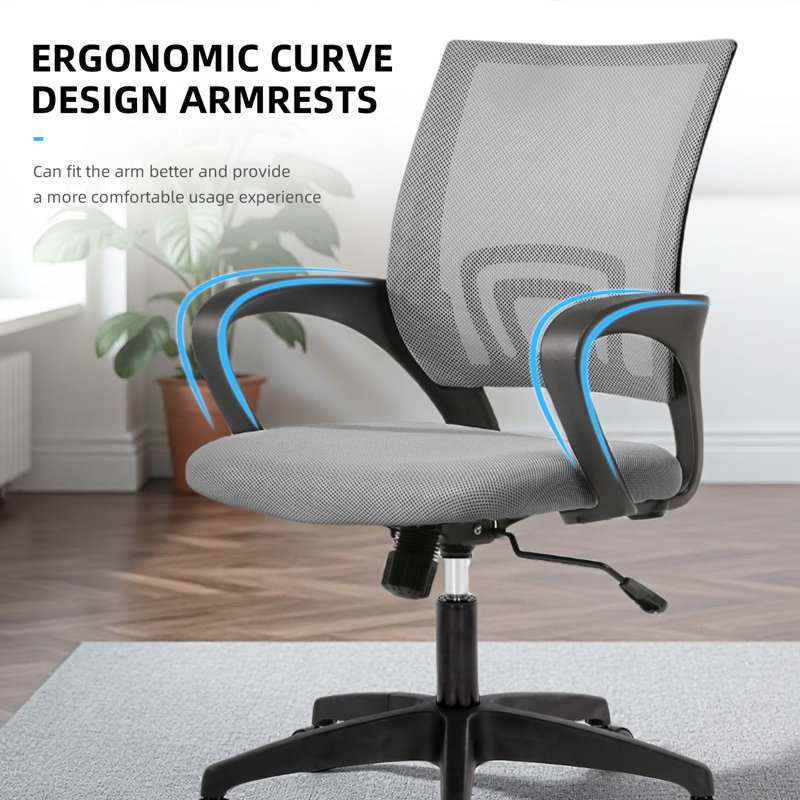 Chaise de bureau Office, Gris