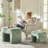 Catargiu 2 - Piece Faux Fur Upholstered Ottoman-36393498