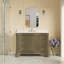 Ensemble de meuble-lavabo simple 48 po avec comptoir gris vieilli Twain Twain-416776325-456950525