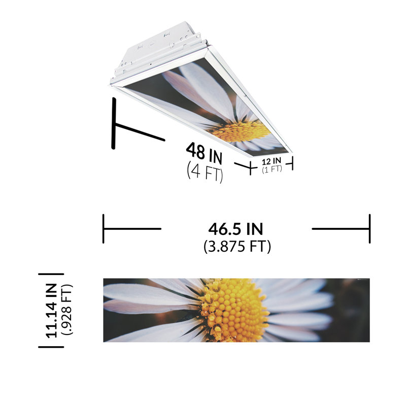 Couvre-lumière décoratif flexible Flowers