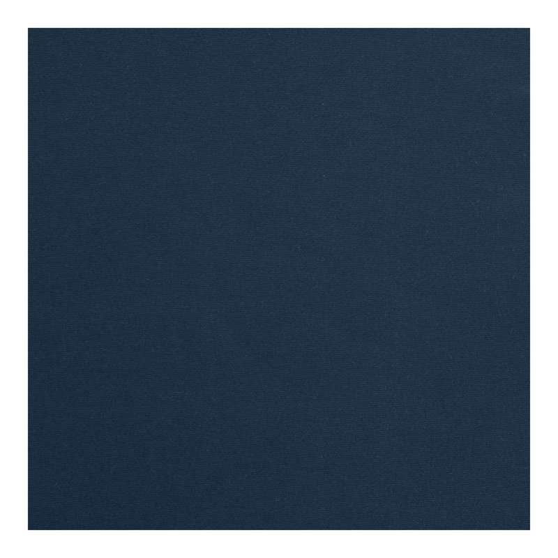 Rideau en polyester Turnervale, L 52 po x L 108 po, Bleu marine
