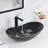 Davivy 24.5"x13.8'' Ceramic Oval Vessel Bathroom Sink with Pop Up Drain-93100315