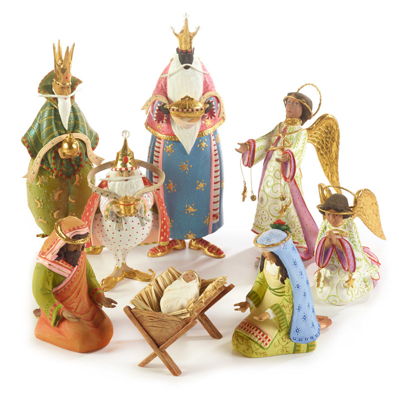 Patience Brewster Nativity World Magi Figures