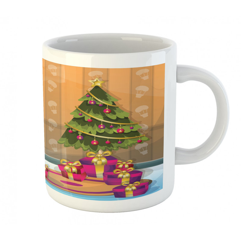 Grande tasse à café happy noel