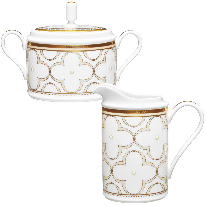 Ensemble sucrier et crémier Noritake