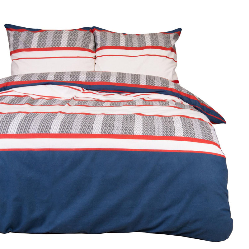 Cotton Duvet Cover Set with Pillow Shams